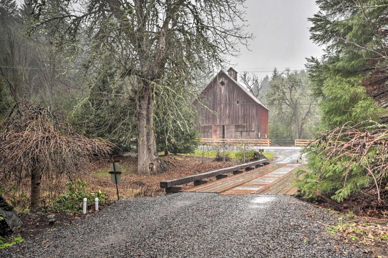 Chic Farmhouse With Creek In Heart Of Wine Country! McMinnville Kültér fotó